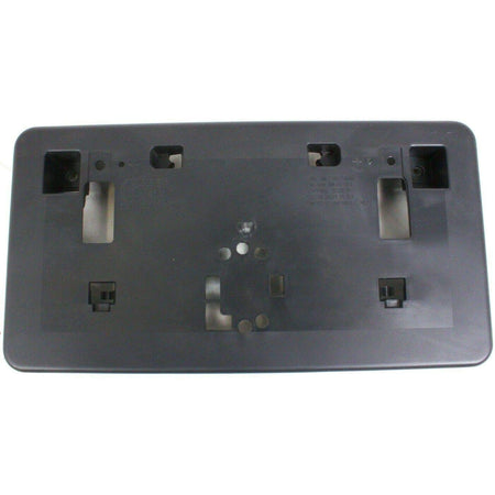 DAT AUTO PARTS Front Bumper License Plate Bracket Tag Holder Frame Cover Replacement for 2007-2009 Mazda 3 4DR Sedan Models Black Textured Plastic ...