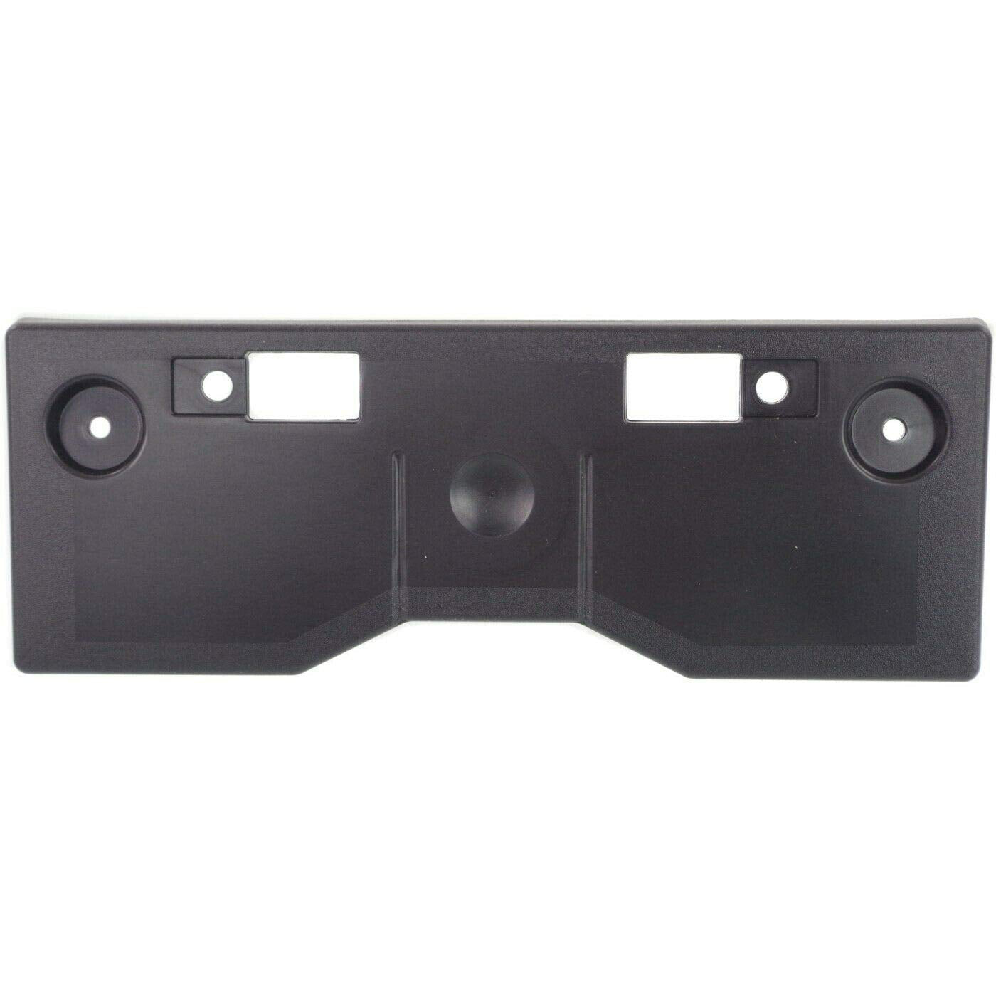 DAT AUTO PARTS Front Bumper License Plate Mounting Bracket Tag Holder Replacement for 2013-2015 Nissan Sentra Black Textured Plastic NI1068116 9621...