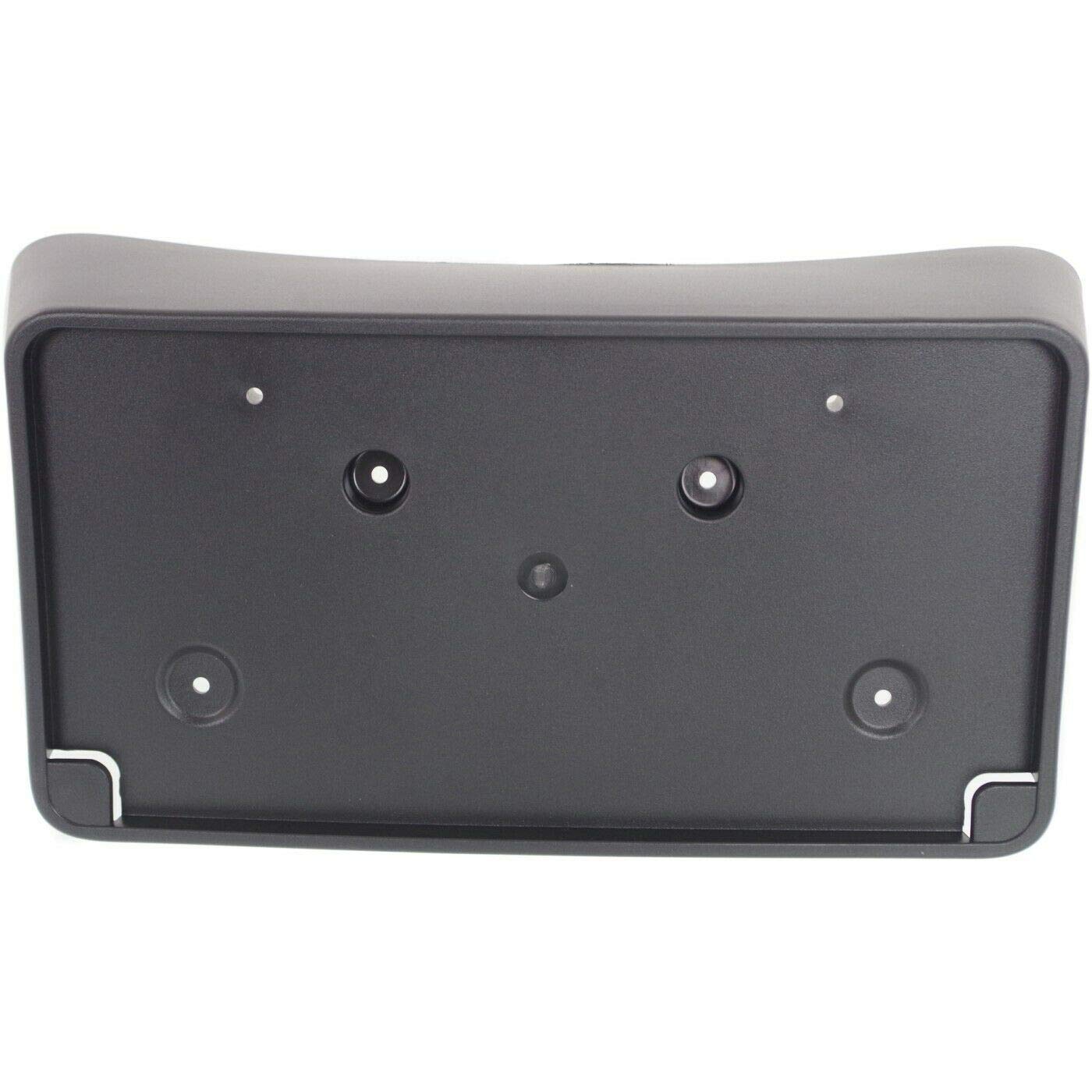 DAT AUTO PARTS Front Bumper License Plate Frame Tag Mounting Bracket Holder Replacement for 2007 2008 2009 2010 2011 2012 GMC Acadia Black Textured...