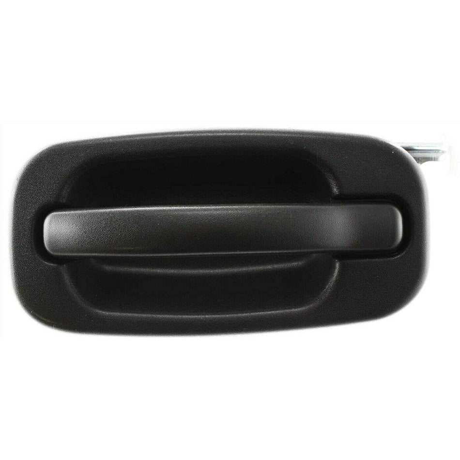 Exterior Door Handle 4 All Doors Set of 4 Fits 1999-2007 Chevy Silverado Suburban Tahoe Avalanche GMC Sierra Yukon Black Textured GM1310129 GM1311129