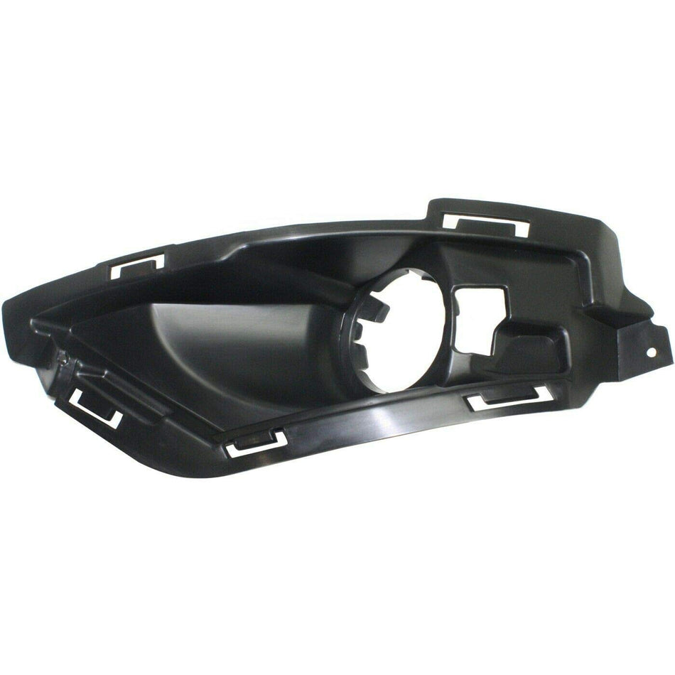 DAT AUTO PARTS Front Left Driver Side Fog Light Bezel Bracket Lamp Hole Trim Insert Replacement For 2015-2017 Chrysler 200 Sedan Black Textured Pla...