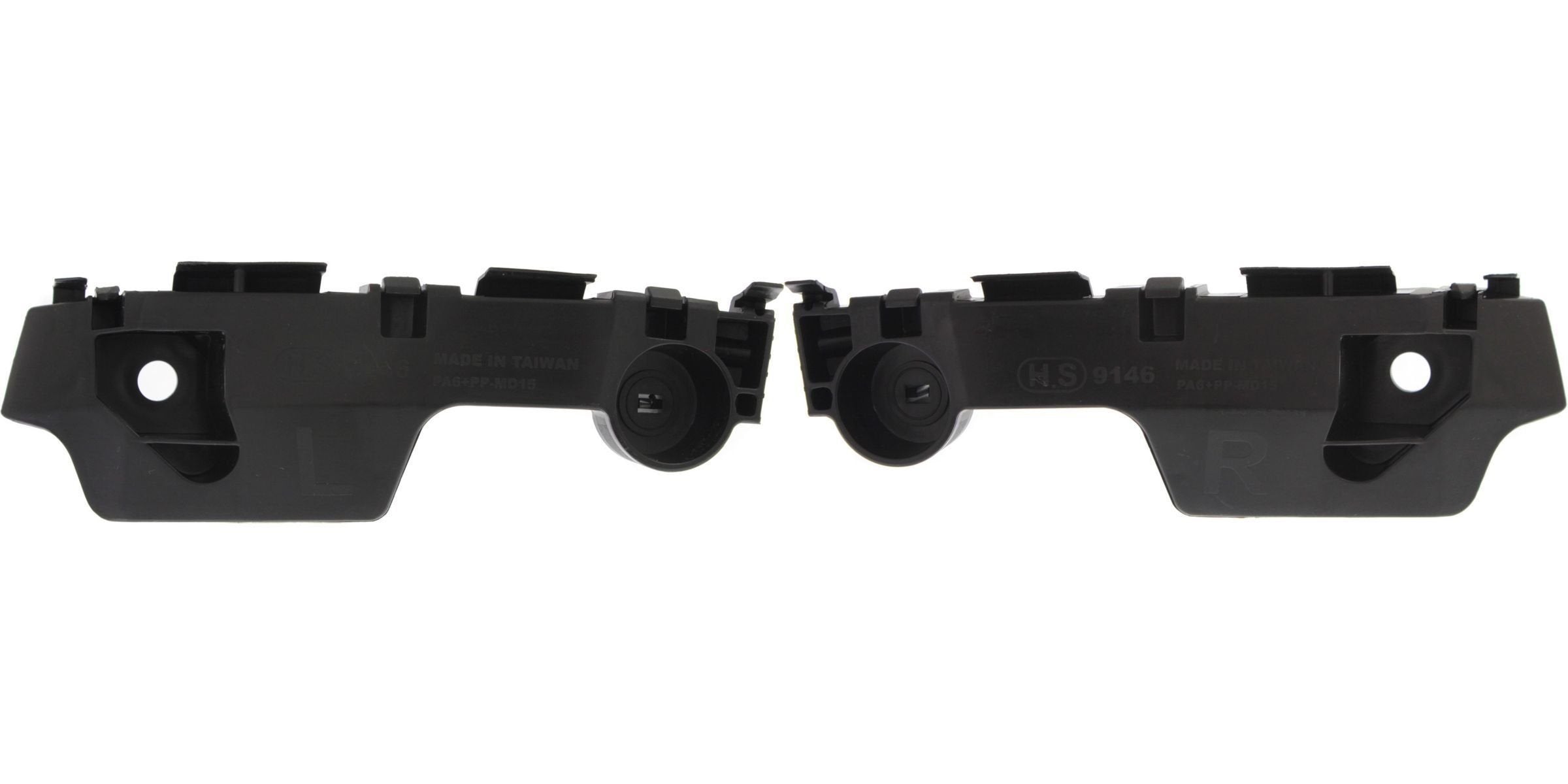 DAT AUTO PARTS Front Driver & Passenger Set of 2 Bumper Cover Support Bracket Mounting Retainer Reinforcement Brace Pair Replacement for 2009-2013 ...