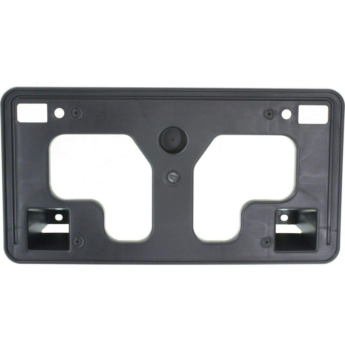 DAT AUTO PARTS Front Bumper License Plate Mounting Bracket Tag Holder Replacement for 2015-2017 Honda Fit SUV Black Textured Plastic HO1068117 7114...