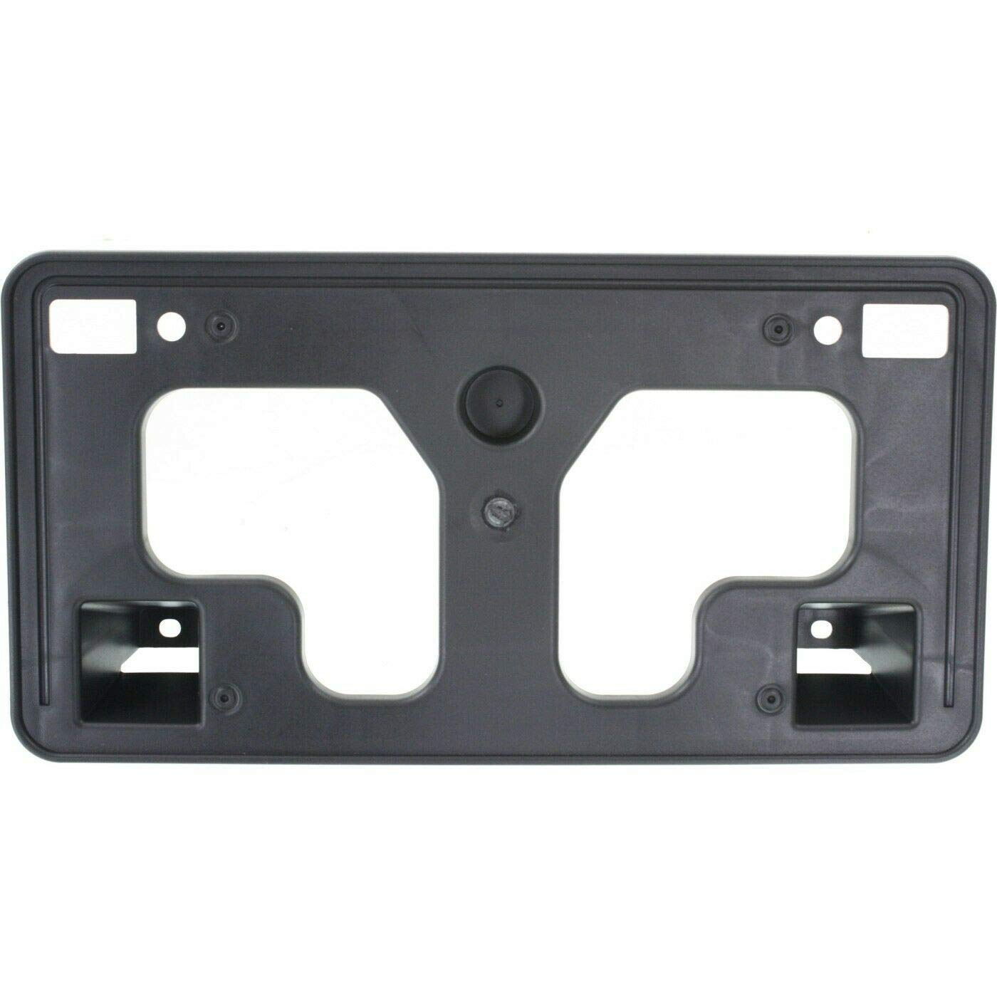 DAT AUTO PARTS Front Bumper License Plate Mounting Bracket Tag Holder Replacement for 2015-2017 Honda Fit SUV Black Textured Plastic HO1068117 7114...