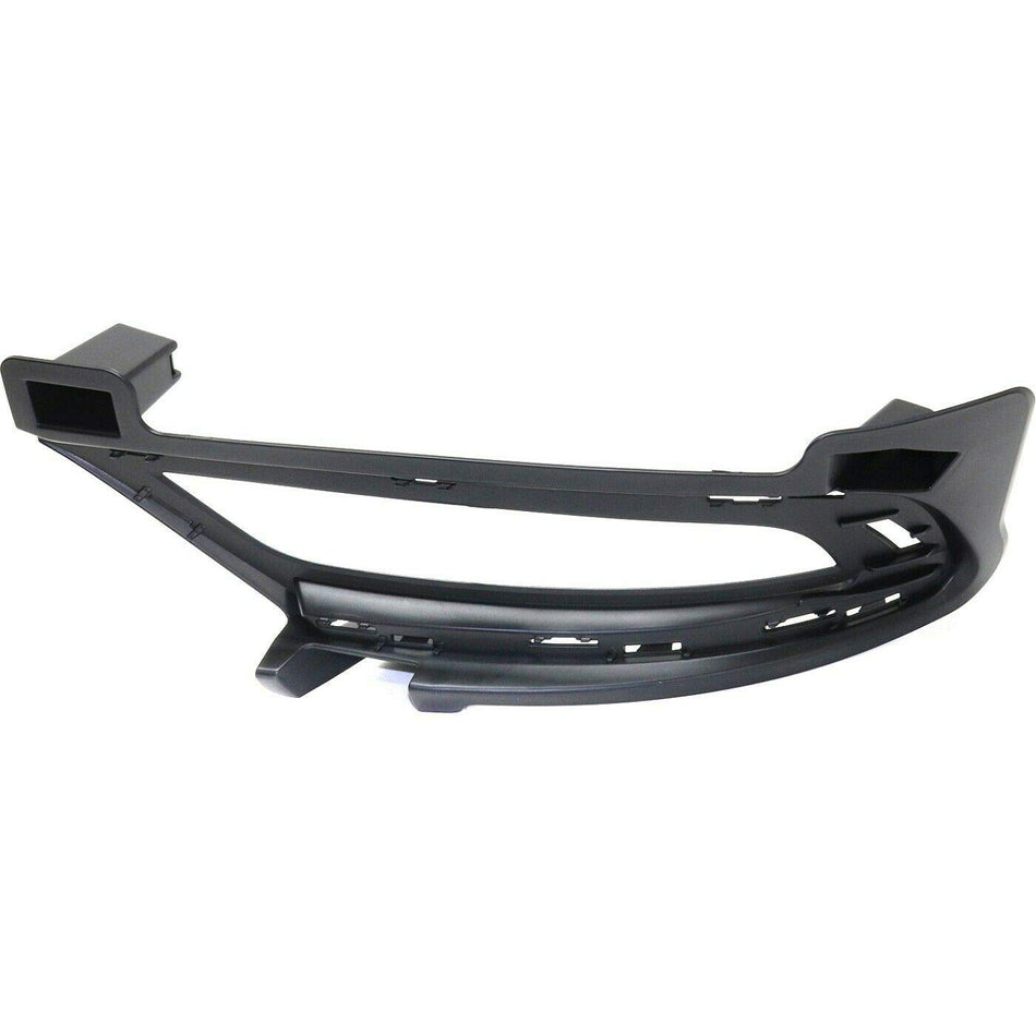 DAT AUTO PARTS Front Left Driver Side Bumper Fog Light Cover Support Bracket Molding Trim Insert Replacement For 2015-2023 Chrysler 300 Black Textu...