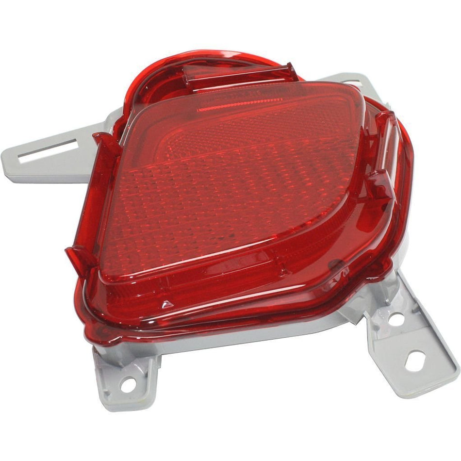 Rear Driver Side Bumper Reflector Fits 2014-2019 Toyota Highlander 2014-2019 Highlander 2014-2019 Highlander Hybrid Red Lens TO1184108