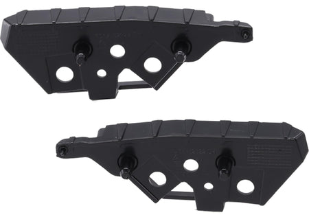 DAT AUTO PARTS Front Left Driver & Right Passenger Side, SET OF 2, Bumper Cover Support, 2024-2025 Ford Mustang, Mustang GT, Black Plastic Textured...