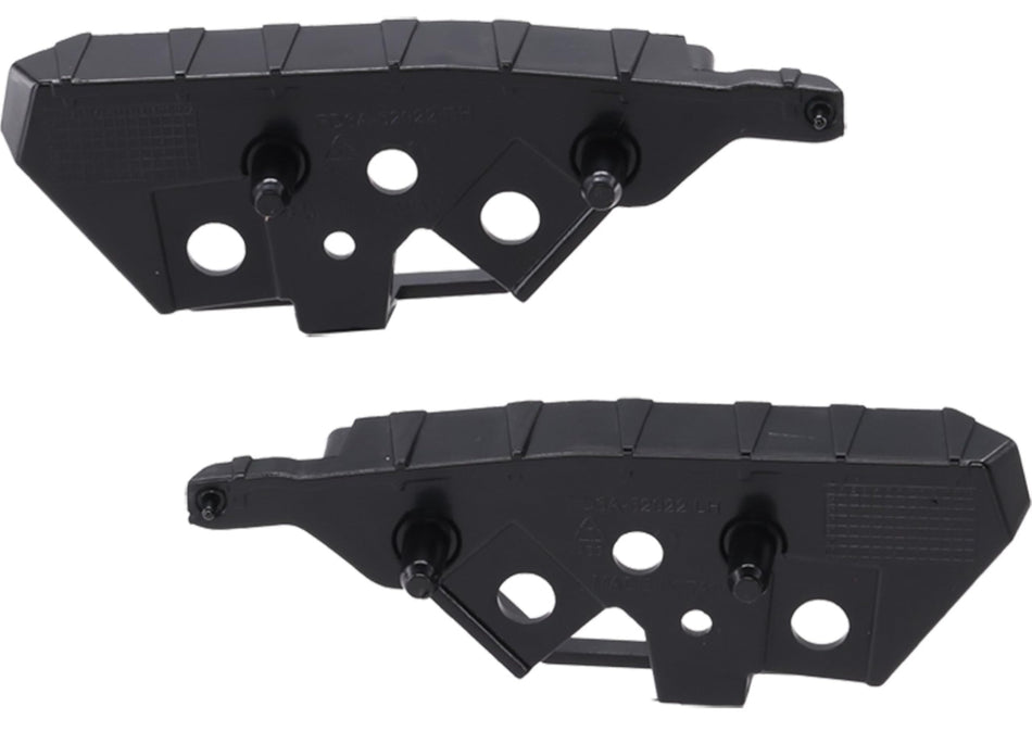 DAT AUTO PARTS Front Left Driver & Right Passenger Side, SET OF 2, Bumper Cover Support, 2024-2025 Ford Mustang, Mustang GT, Black Plastic Textured...