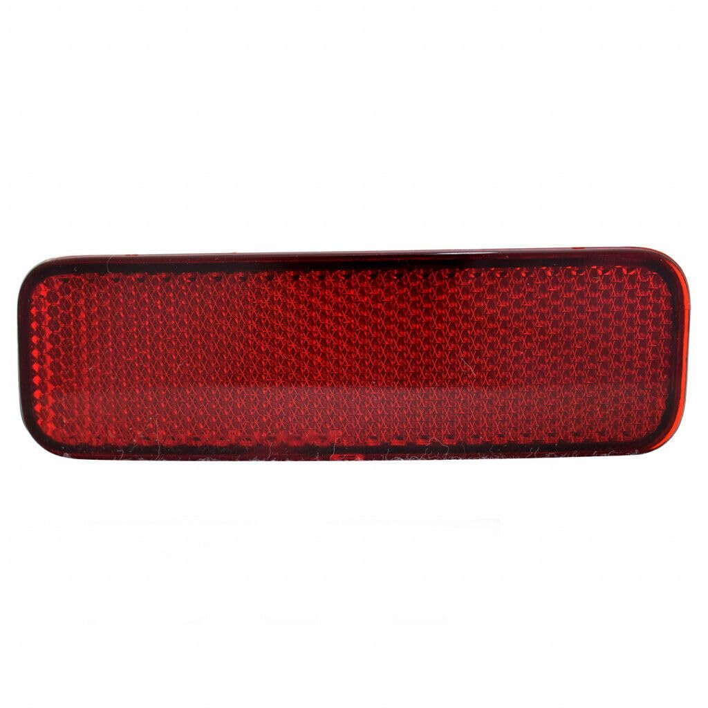 DAT AUTO PARTS Rear Left Driver Side Bumper Cover Reflector Lamp Marker Light Assembly Insert Replacement For 2021-2024 Ford Bronco Sport Red Plast...