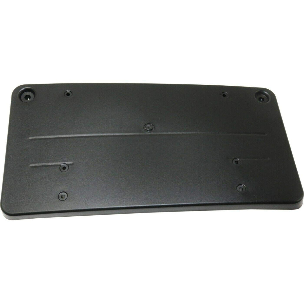 DAT AUTO PARTS Front Bumper License Plate Frame Tag Mounting Bracket Holder Replacement For 2010 2011 2012 Mercedes-Benz GLK350 Black Textured MB10...