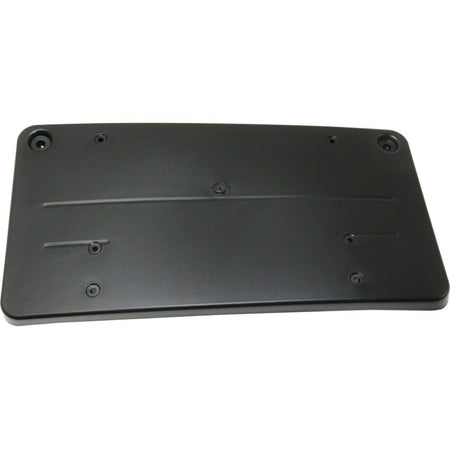 DAT AUTO PARTS Front Bumper License Plate Frame Tag Mounting Bracket Holder Replacement For 2010 2011 2012 Mercedes-Benz GLK350 Black Textured MB10...