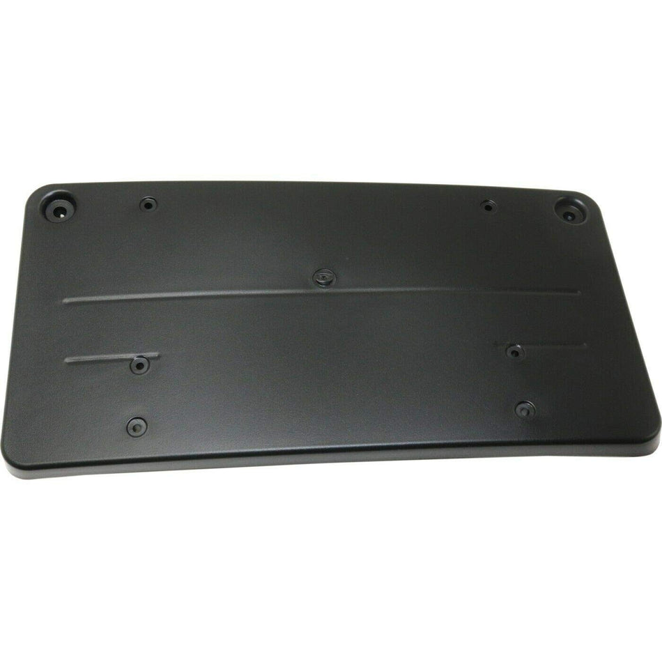 DAT AUTO PARTS Front Bumper License Plate Frame Tag Mounting Bracket Holder Replacement For 2010 2011 2012 Mercedes-Benz GLK350 Black Textured MB10...