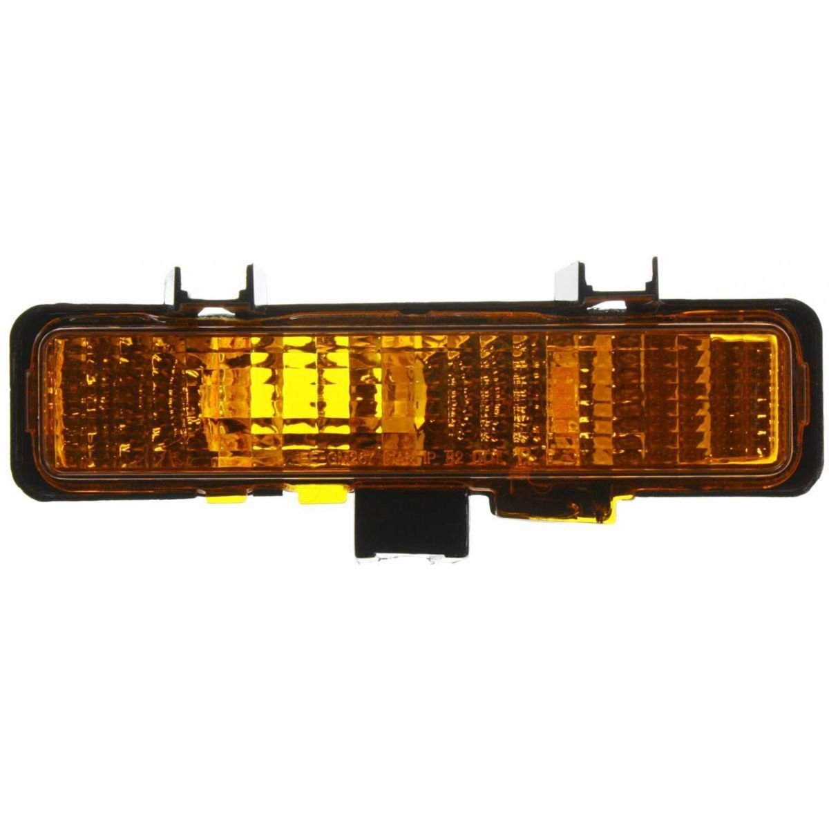 DAT AUTO PARTS Front Right Passenger Side Parking Signal Lamp in the Bumper Replacement for 1982-1993 GMC S10 Pickup Orange Amber Lens GM2521109 59...