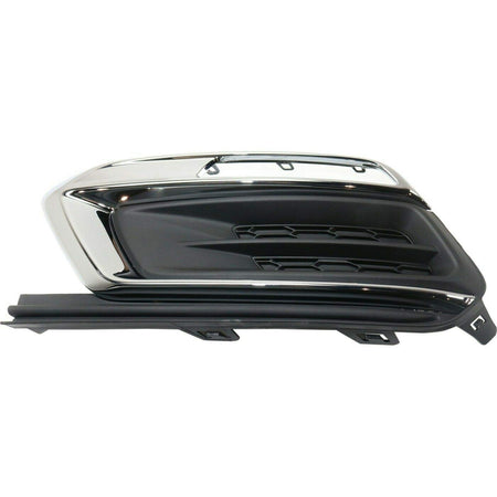 DAT AUTO PARTS Front Left Driver Side Fog Light Hole Cover Grille Molding Bumper Insert Replacement For 2015 2016 Chevrolet Cruze Except RS Sport B...