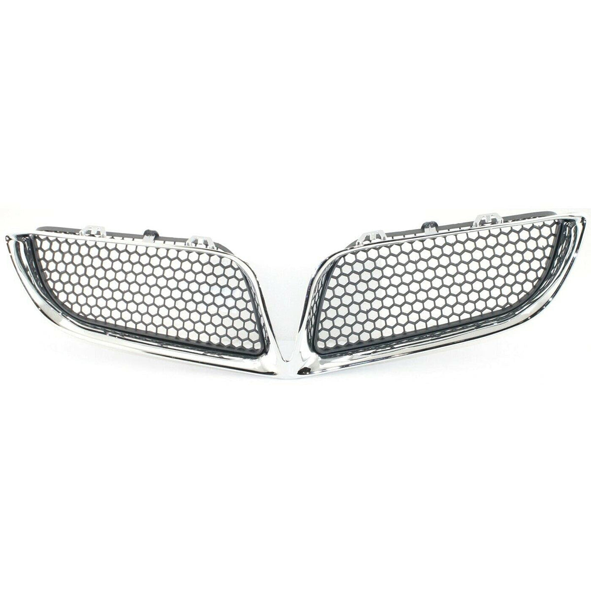 DAT AUTO PARTS Front Right Passenger And Left Driver Side Bumper Grille Grill Assembly Insert Panel Kit Replacement For 2000-2005 Pontiac Bonnevill...