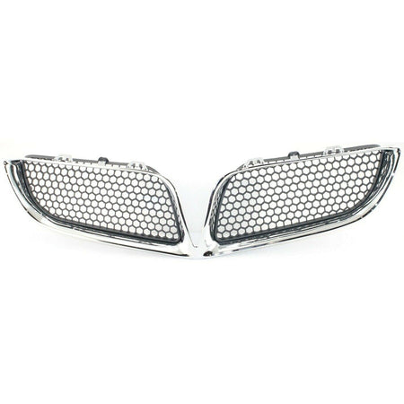 DAT AUTO PARTS Front Right Passenger And Left Driver Side Bumper Grille Grill Assembly Insert Panel Kit Replacement For 2000-2005 Pontiac Bonnevill...