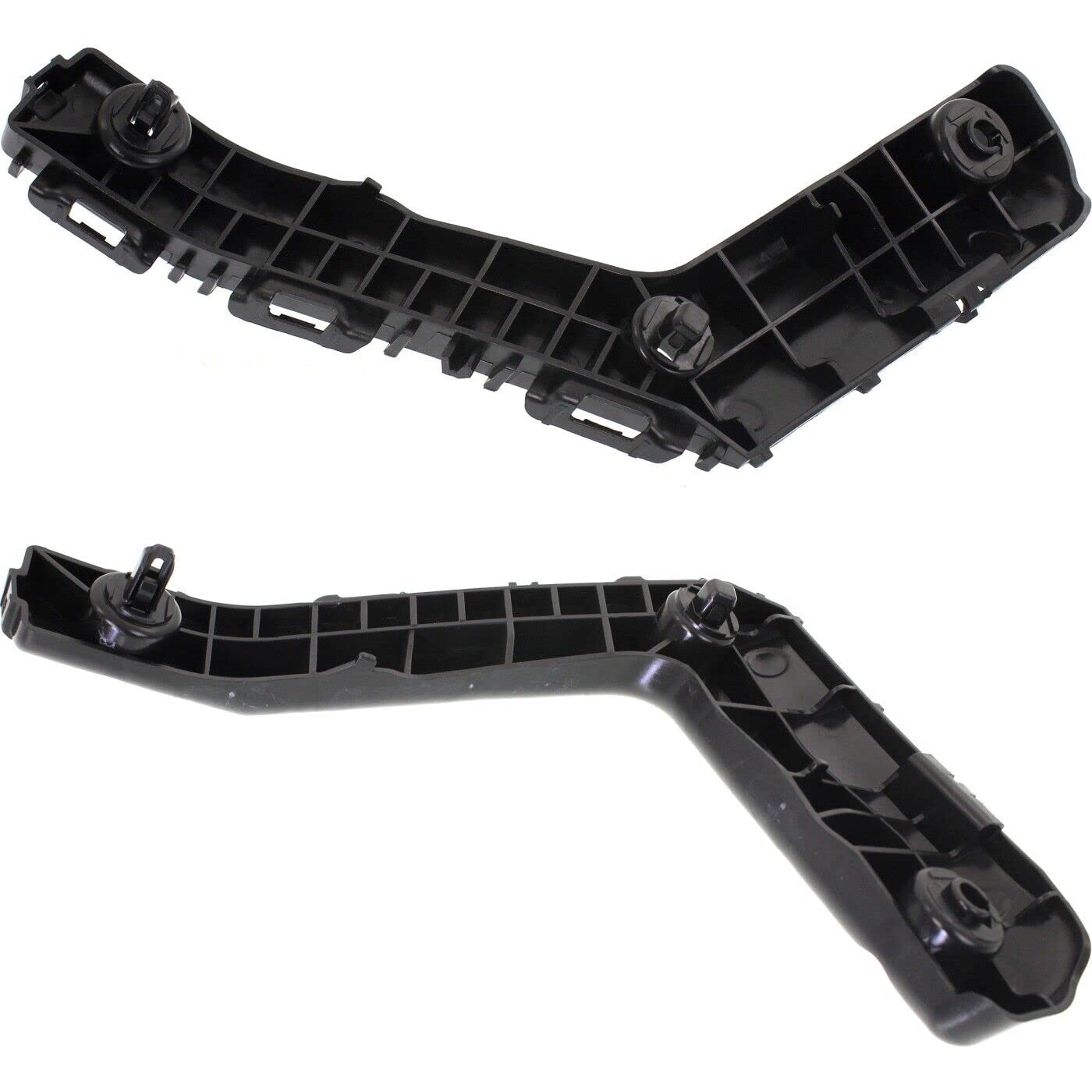 Front Left Driver & Right Passenger Set Of 2 Bumper Cover Support Bracket Mounting Retainer Brace Pair Replacement For 2014 2015 2016 Toyota Coroll...