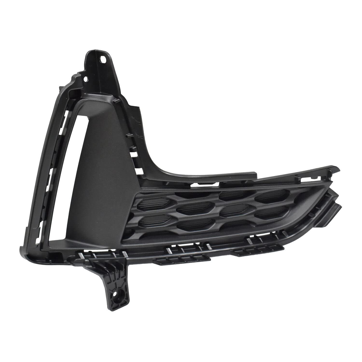 DAT AUTO PARTS Front Right Passenger Side Fog Light Bumper Cover Bezel Trim Grille Molding Insert Replacement For 2022 - 2023 Kia Carnival Black Te...