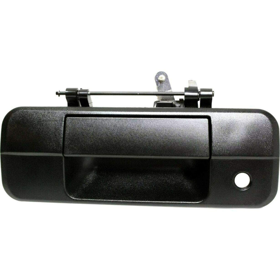 DAT AUTO PARTS Outside Rear Tailgate Liftgate Door Handle Replacement For 2007 - 2013 Toyota Tundra Pickup Black Textured Plastic TO1915113 690900C040