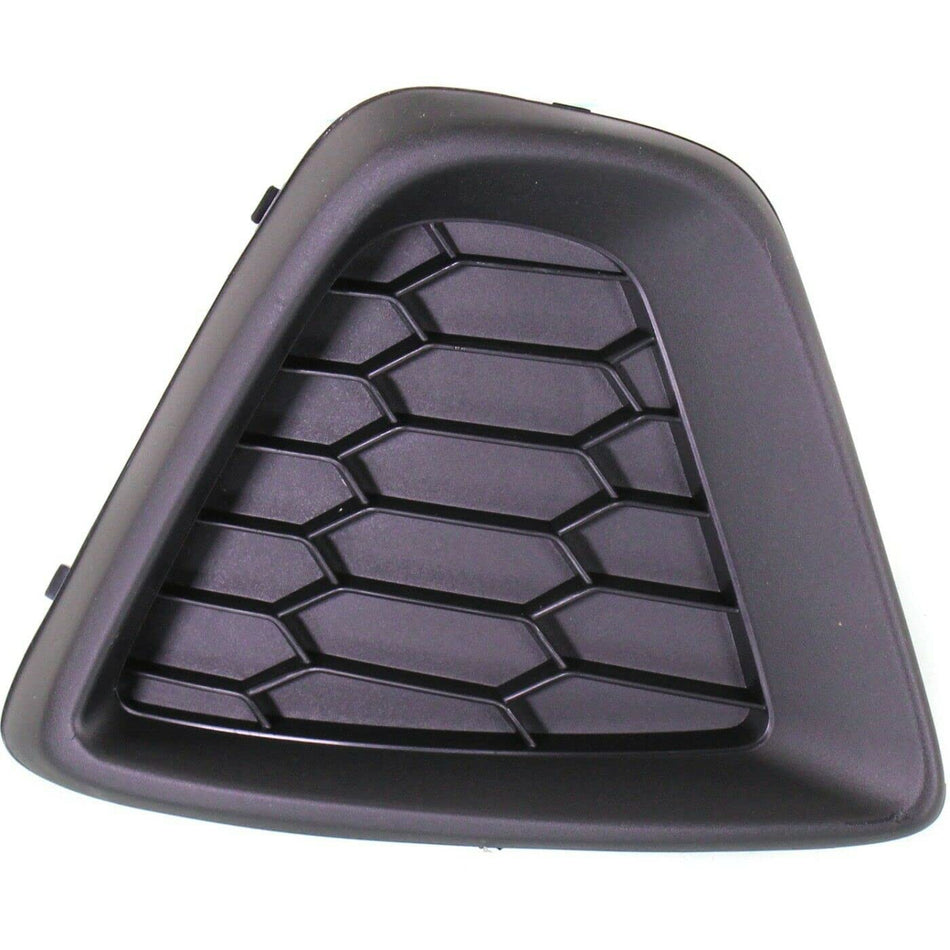 DAT AUTO PARTS Front Left Driver Side Bumper Fog Light Lamp Hole Cover Grille Molding Trim Replacement for 2013-2015 Mazda CX-5 Black Textured Dura...