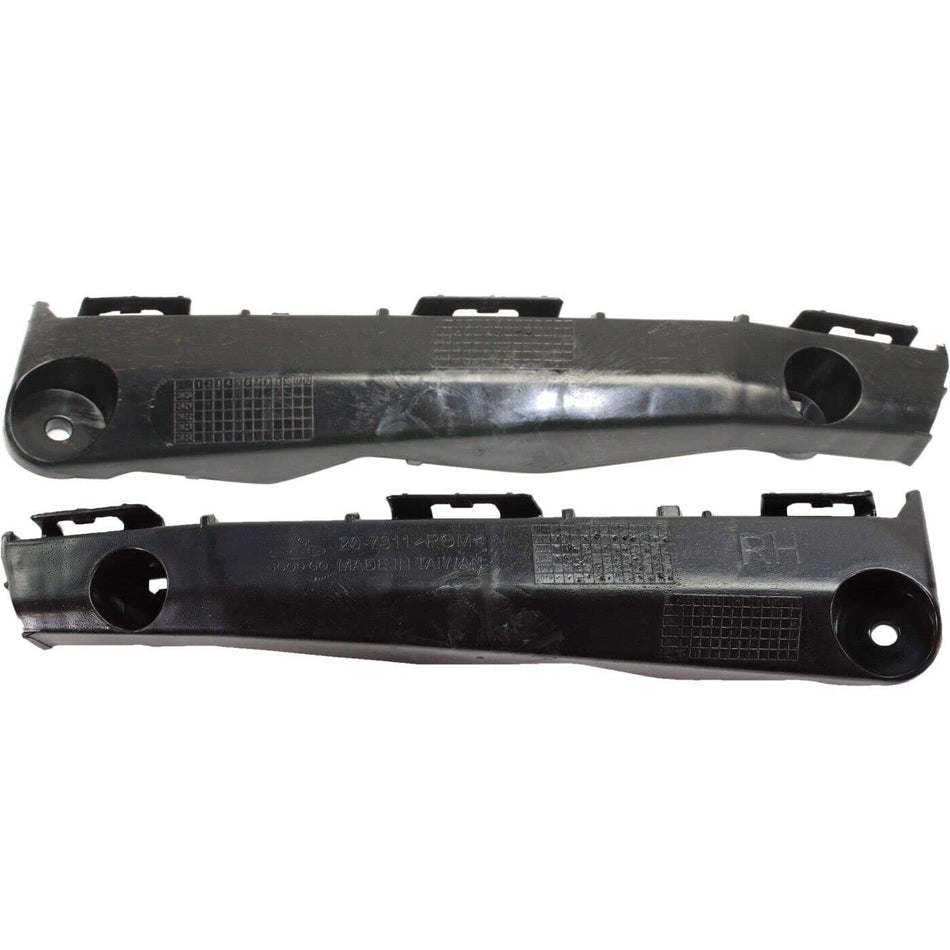 DAT AUTO PARTS Front Left Driver & Right Passenger Side Bumper Retainer Bracket Set Of 2 Replacement For 2012 - 2014 Toyota Camry Black Textured TO...