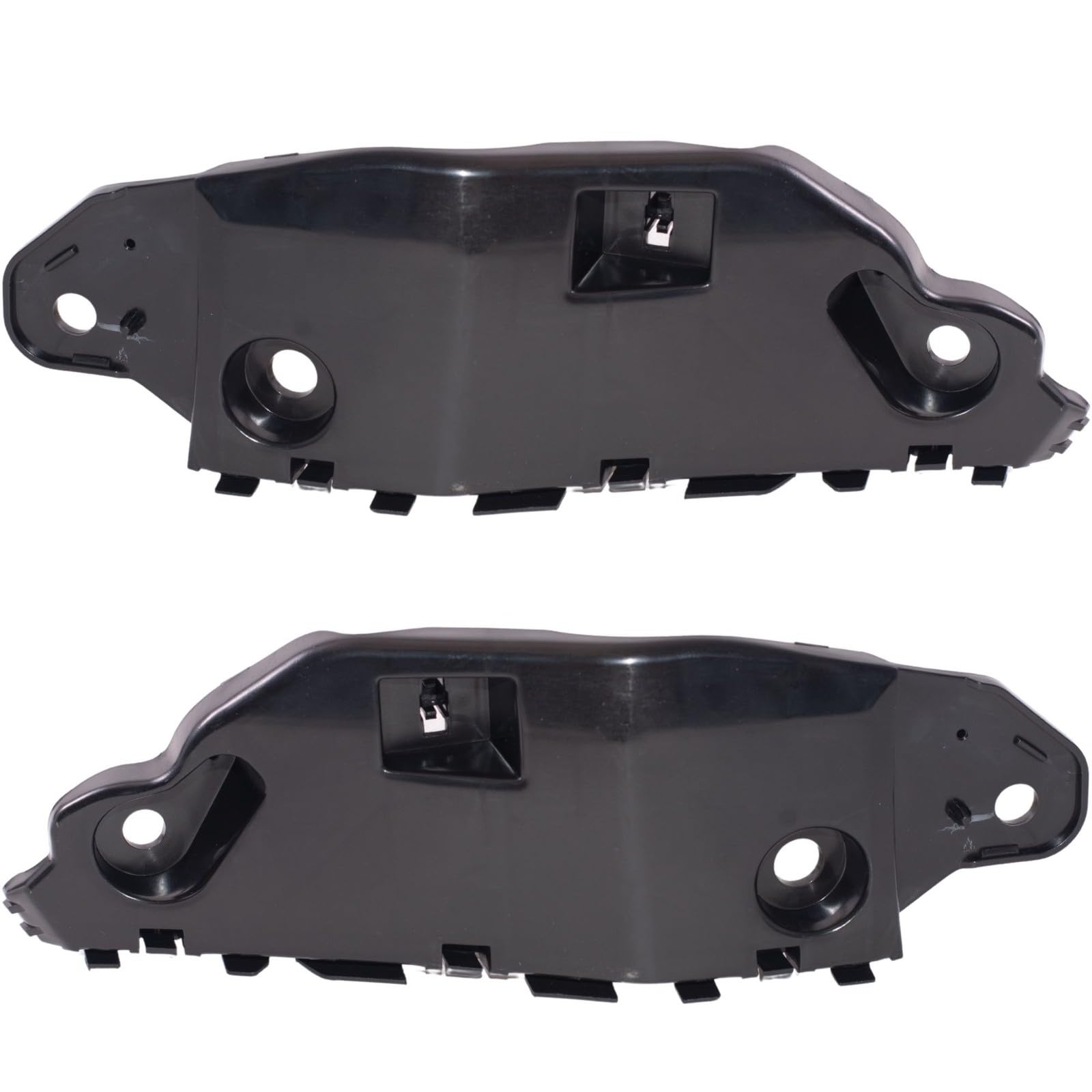 DAT AUTO PARTS Front Left Driver & Right Passenger Side PAIR Bumper Cover Support Mounting Bracket Retainer, Fits 2016-2023 Mazda CX9, Black Textur...
