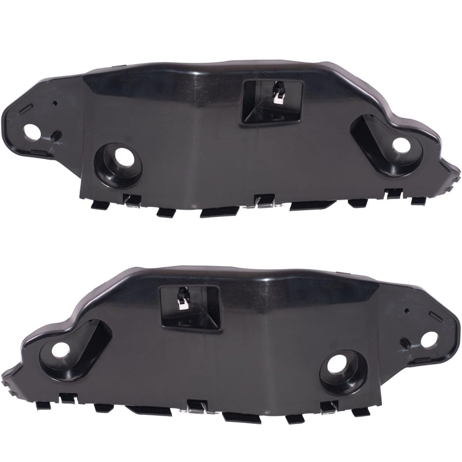 DAT AUTO PARTS Front Left Driver & Right Passenger Side PAIR Bumper Cover Support Mounting Bracket Retainer, Fits 2016-2023 Mazda CX9, Black Textur...