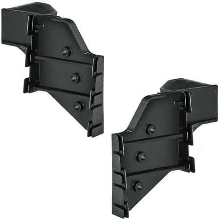 Front Driver & Passenger Set Of 2 Bumper Cover Support Bracket Mounting Brace Pair Replacement For 1998-2000 Toyota Tacoma Pickup Truck w/Prerunner...