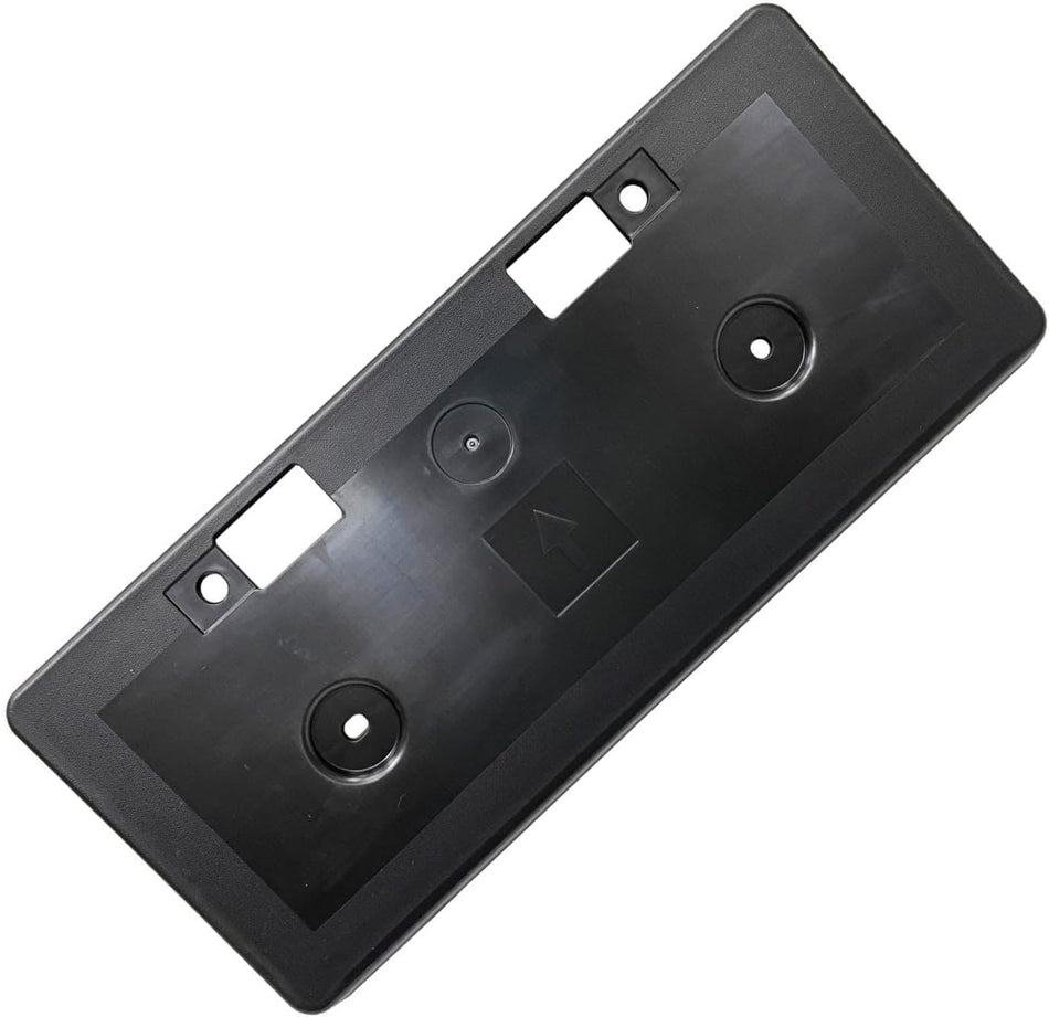 DAT AUTO PARTS Front License Plate Bracket Frame Cover Tag Holder Replacement For 2018 - 2020 Nissan Kicks Black Textured PP Plastic NI1068161 9621...