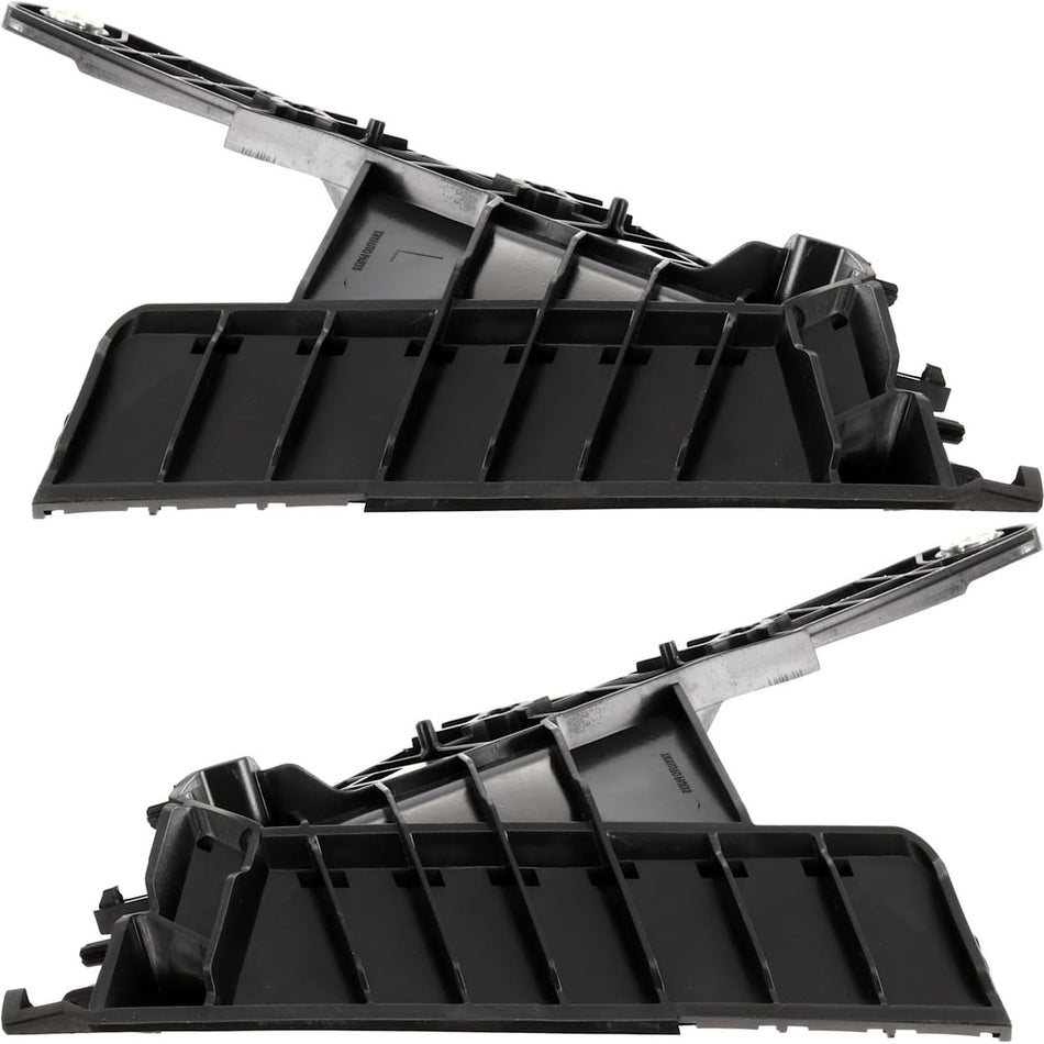 DAT AUTO PARTS Front Left Driver & Right Passenger Side Bumper Cover Bracket Insert Retainer Set Of 2 Replacement For 2013 - 2015 Nissan Altima Bla...