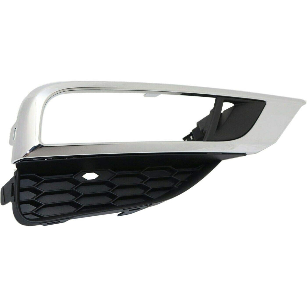 DAT AUTO PARTS Front Right Passenger Side Fog Light Bezel Lamp Cover Molding Insert Replacement For 2015 2016 Honda CRV EX EXL Touring Models Black...