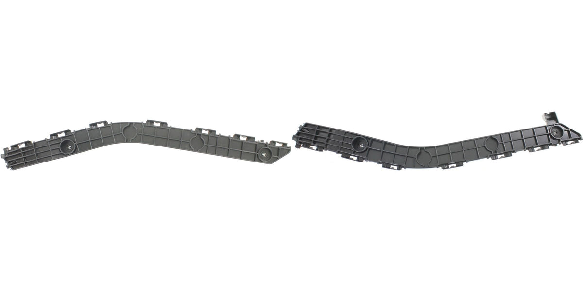 DAT AUTO PARTS Rear Left Driver And Right Passenger Side Bumper To Grille Filler Bracket Set Of 2 Replacement For 2011 - 2020 Toyota Sienna Black T...