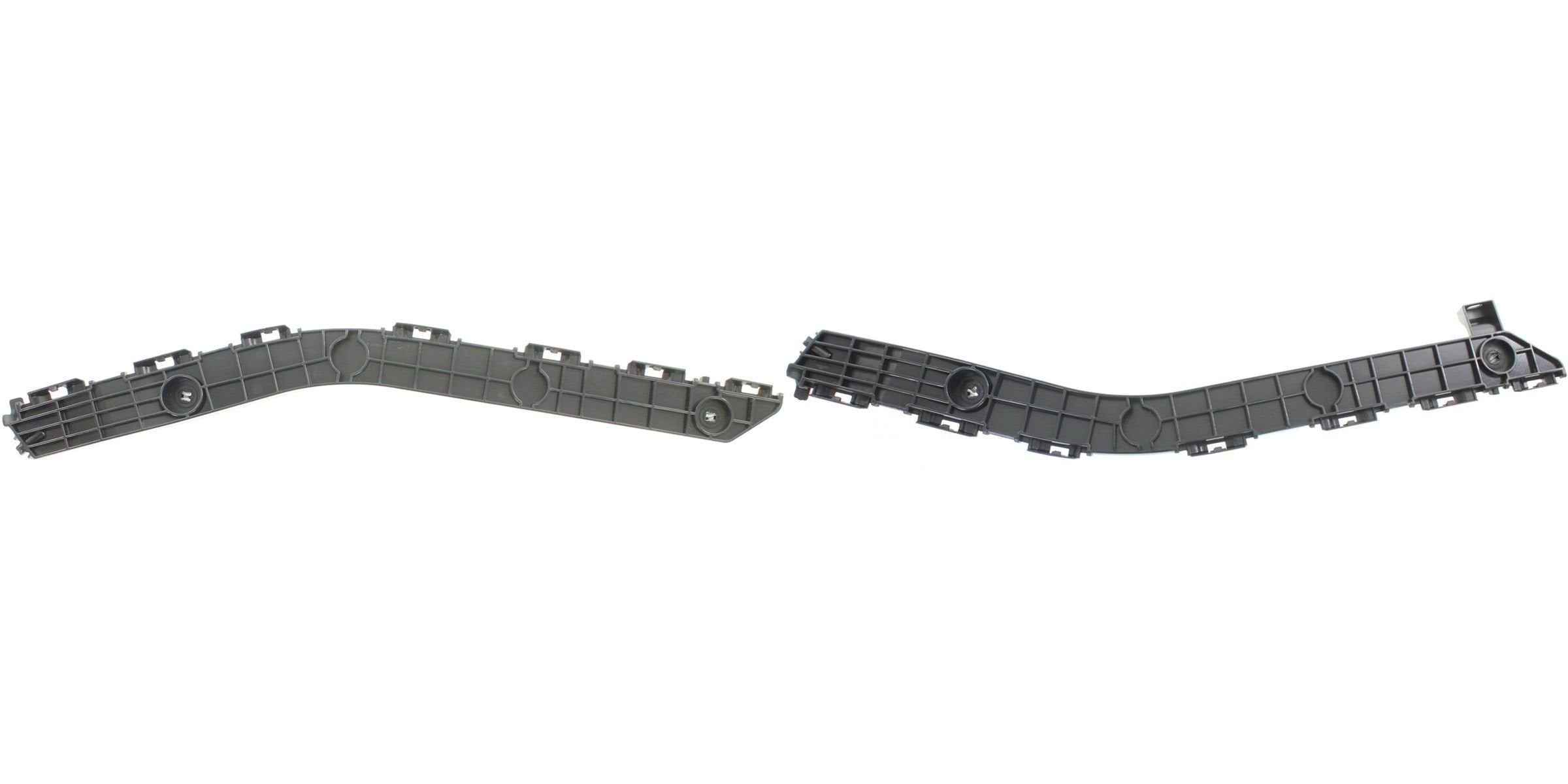 DAT AUTO PARTS Rear Left Driver And Right Passenger Side Bumper To Grille Filler Bracket Set Of 2 Replacement For 2011 - 2020 Toyota Sienna Black T...