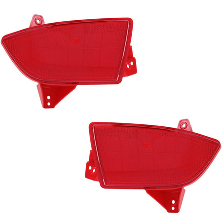 DAT AUTO PARTS Rear Left Driver & Right Passenger Side, SET OF 2, Bumper Cover Reflector, Fits 2019-2022 Honda Pilot, Plastic Red Lense, HO1184122 ...