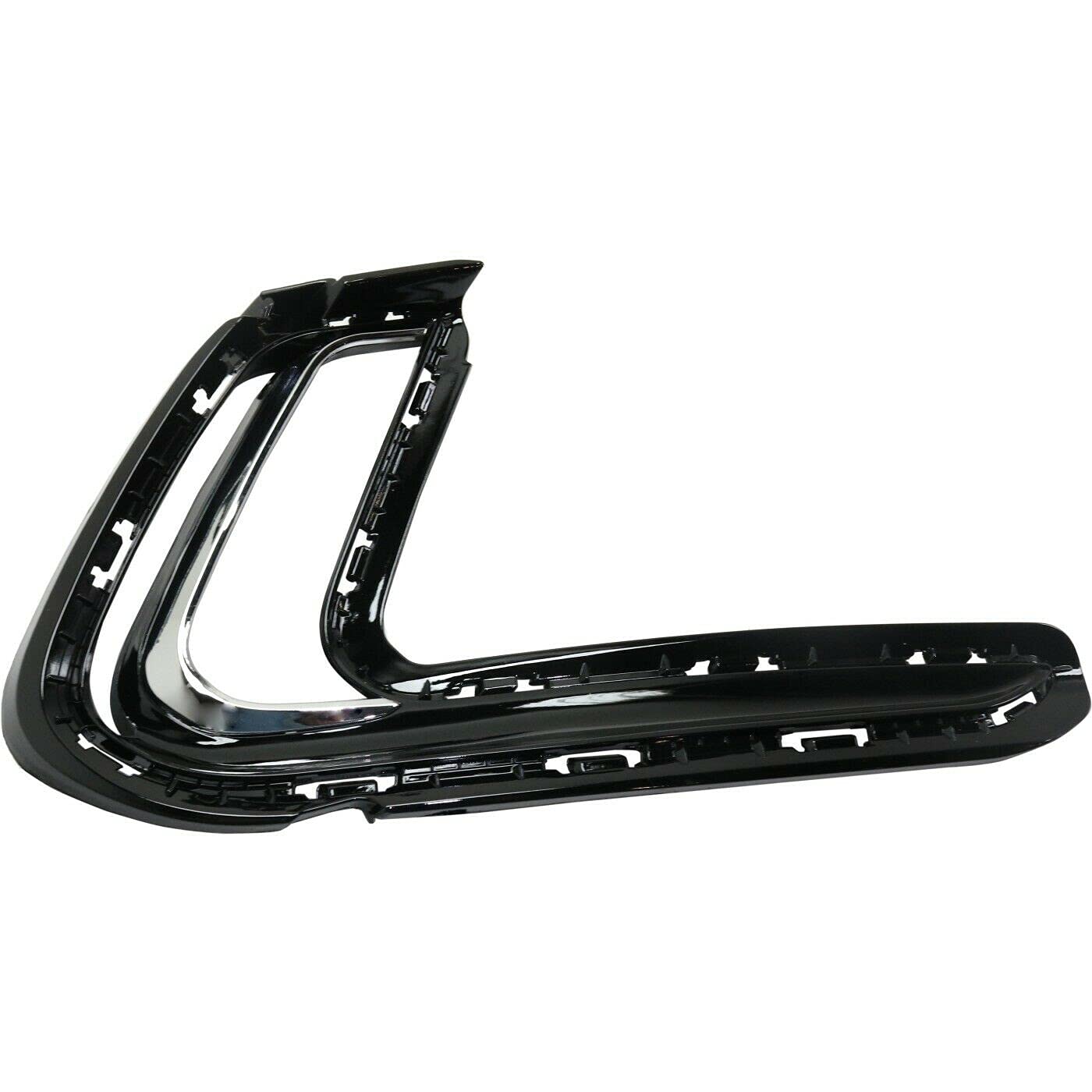 DAT AUTO PARTS Front Right Passenger Running Light Bezel Fog Lamp Cover Molding Replacement For 2017 2018 Hyundai Elantra Sedan Except Sport Black ...