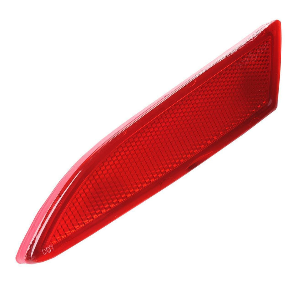 DAT AUTO PARTS Rear Left Driver Side Bumper Cover Marker Light Reflector Lamp Insert Replacement For 2012-2018 Ford Focus Red Plastic Lens FO118410...