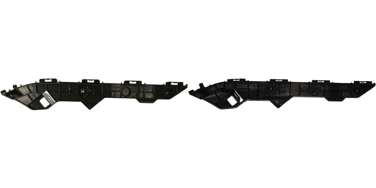 Rear Left Driver & Right Passenger Set Of 2 Bumper Support Bracket Mount Retainer Fascia Reinforcement Brace Pair Replacement For 2009-2013 Toyota ...