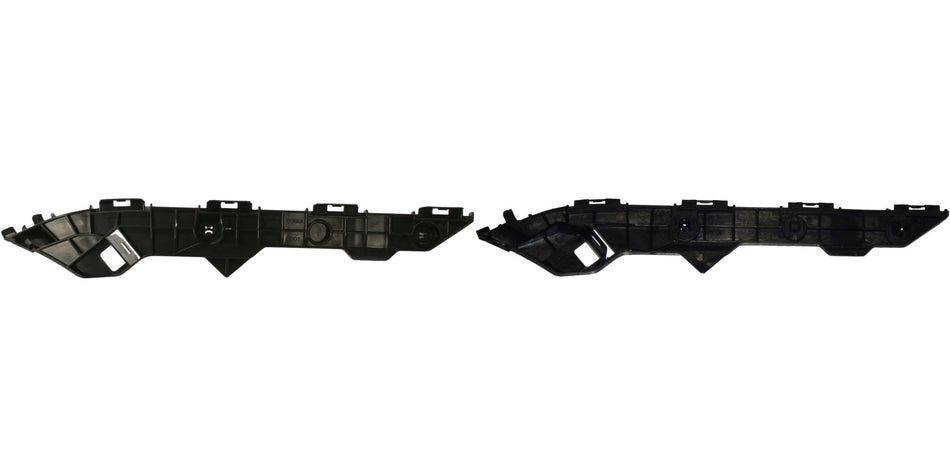 Rear Left Driver & Right Passenger Set Of 2 Bumper Support Bracket Mount Retainer Fascia Reinforcement Brace Pair Replacement For 2009-2013 Toyota ...