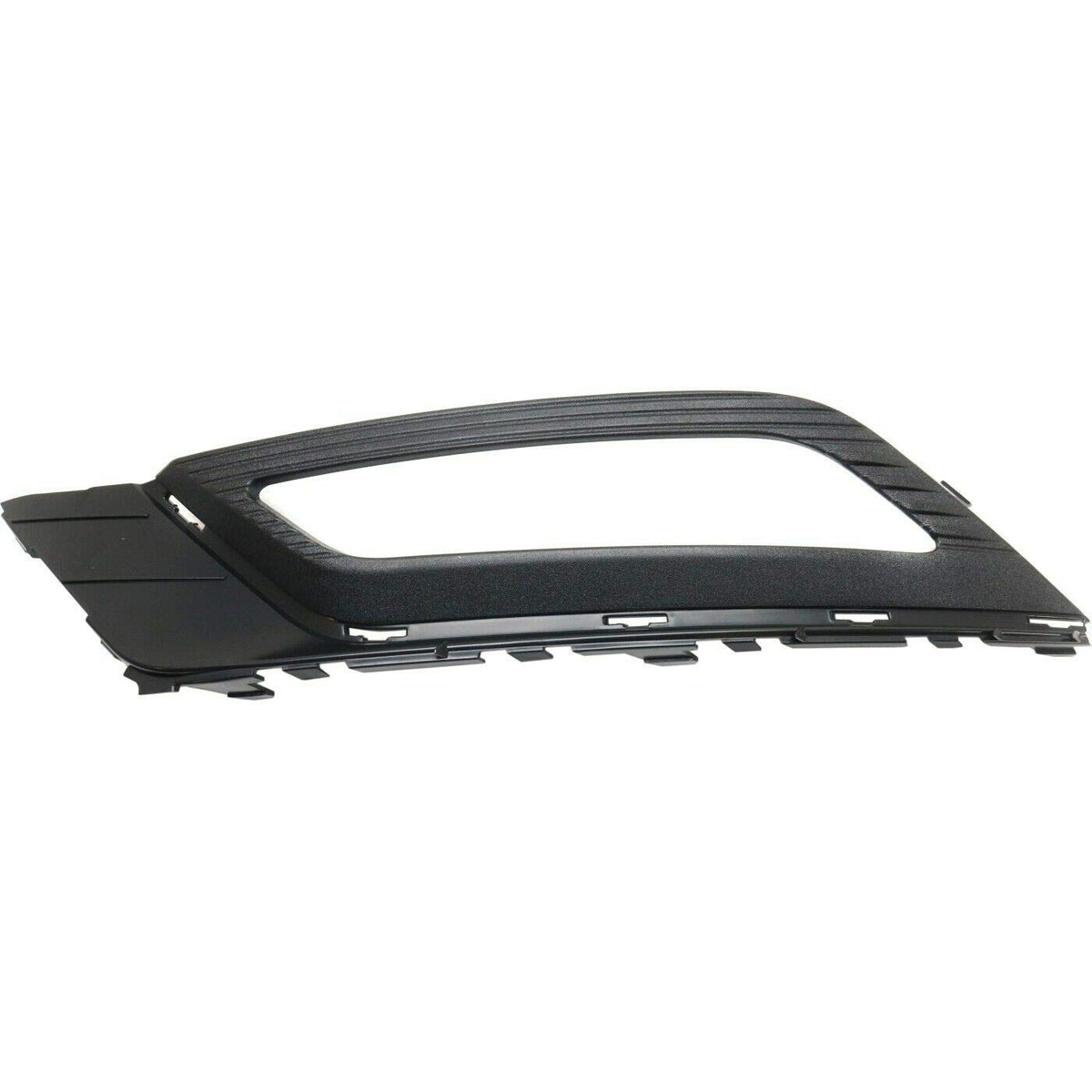 DAT AUTO PARTS Front Left Driver Side Fog Light Bezel Cover Trim Molding Bumper Insert Replacement For 2017-2018 Ford Fusion Except Sport Black Tex...