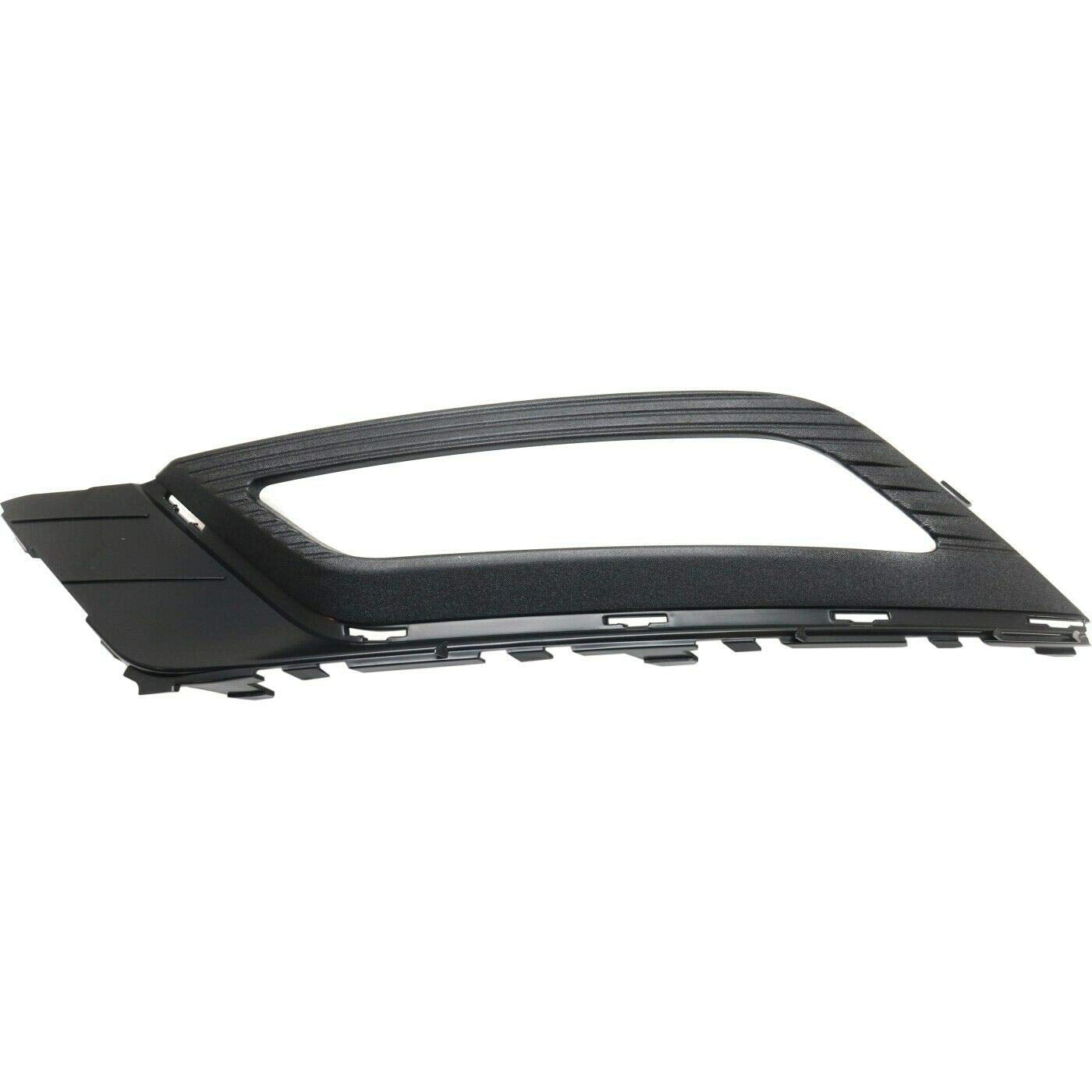 DAT AUTO PARTS Front Left Driver Side Fog Light Bezel Cover Trim Molding Bumper Insert Replacement For 2017-2018 Ford Fusion Except Sport Black Tex...