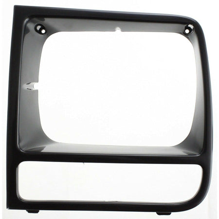 DAT AUTO PARTS Front Left Driver Side HeadLight Door Molding Bezel Cover Grille Trim Insert Replacement For 1997 1998 1999 2000 2001 Jeep Cherokee ...