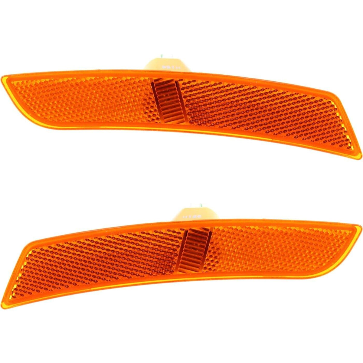 Front Left Driver & Right Passenger Side Set Bumper Reflector Marker Light Replacement For 2014-2019 Cadillac CTS Sedan, ATS 2016-2024 Chevy Camaro...
