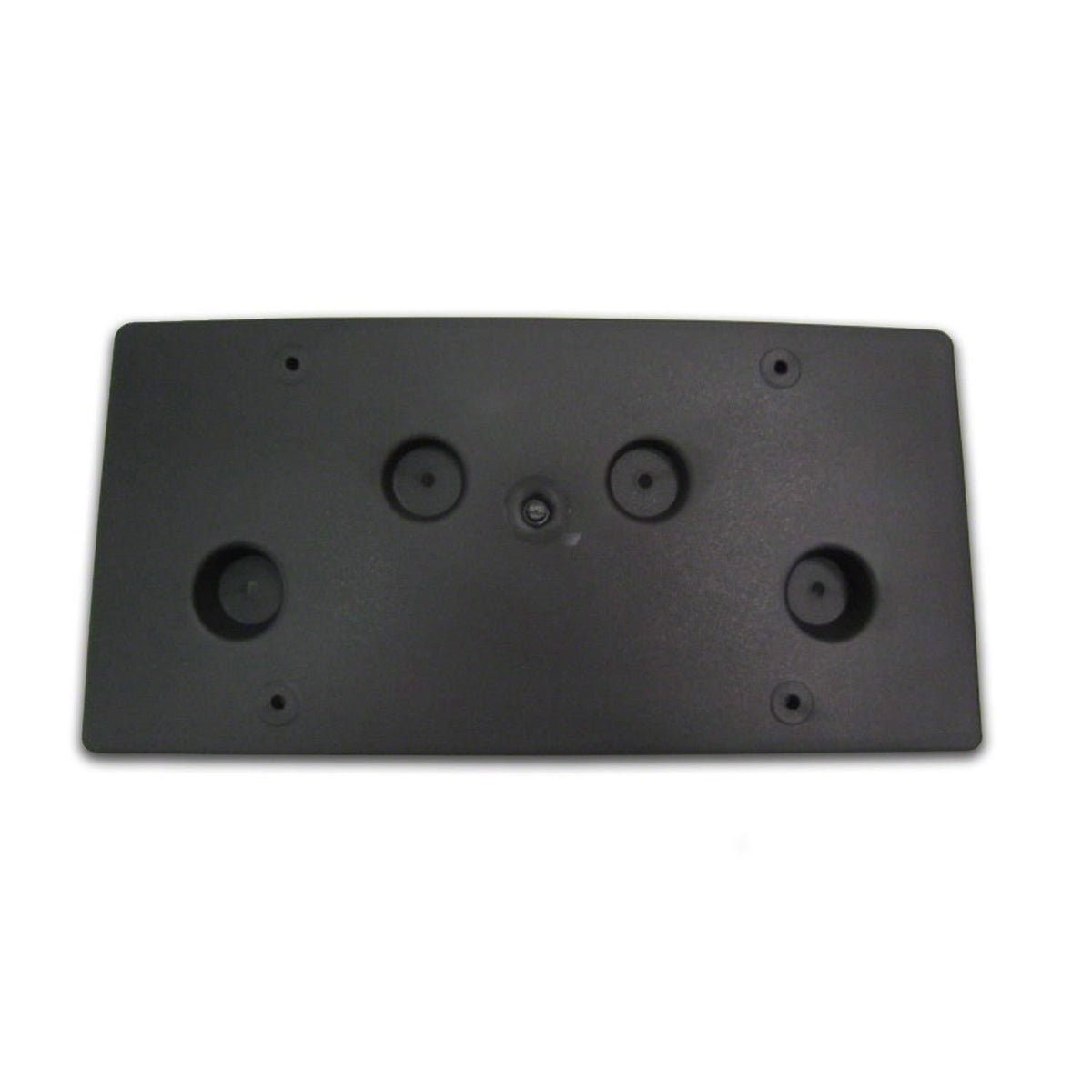 DAT AUTO PARTS Front Bumper License Plate Frame Tag Mounting Bracket Holder Replacement for 2008 - 2012 Buick Enclave Black Textured Plastic GM1068...