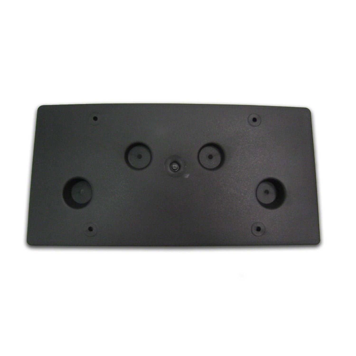 DAT AUTO PARTS Front Bumper License Plate Frame Tag Mounting Bracket Holder Replacement for 2008 - 2012 Buick Enclave Black Textured Plastic GM1068...