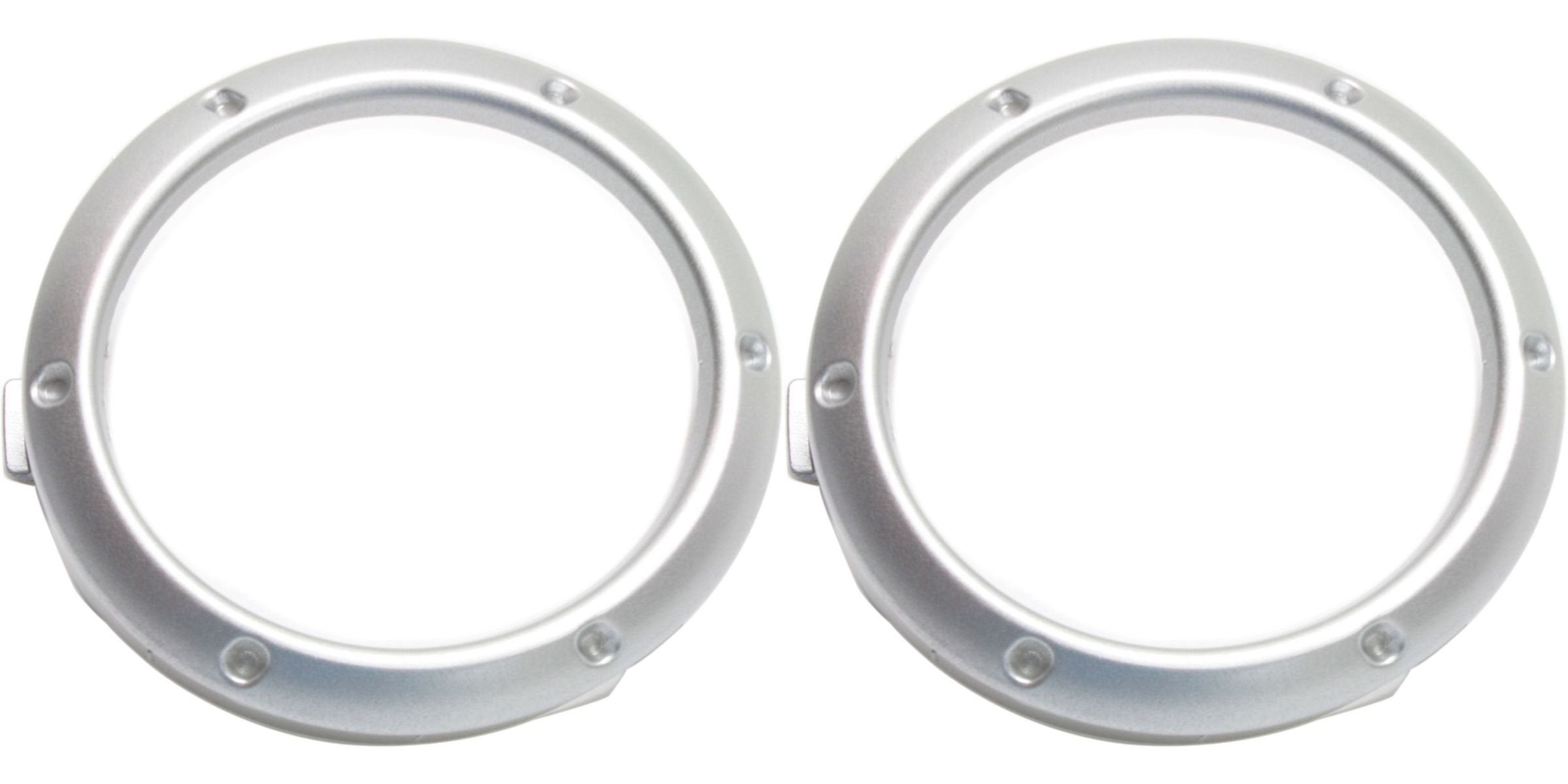 DAT AUTO PARTS Front Right Passenger & Left Driver Side Bumper Fog Light Bezel Cover Grille Set of 2 Replacement For 2004 - 2007 Toyota Highlander ...