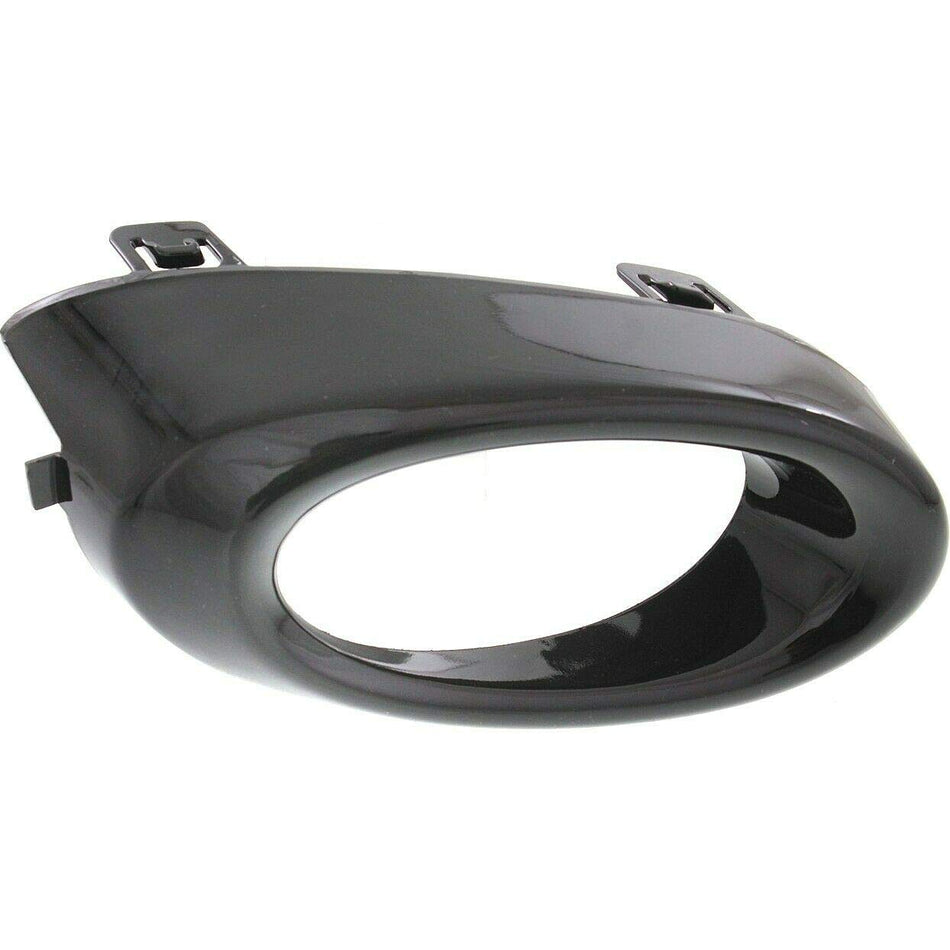 Front Left Driver Side Fog Light Bezel Cover Trim Ring Fits 2013-2014 Honda Civic DX EX EX-L HF LX Touring Black Textured HO1038116
