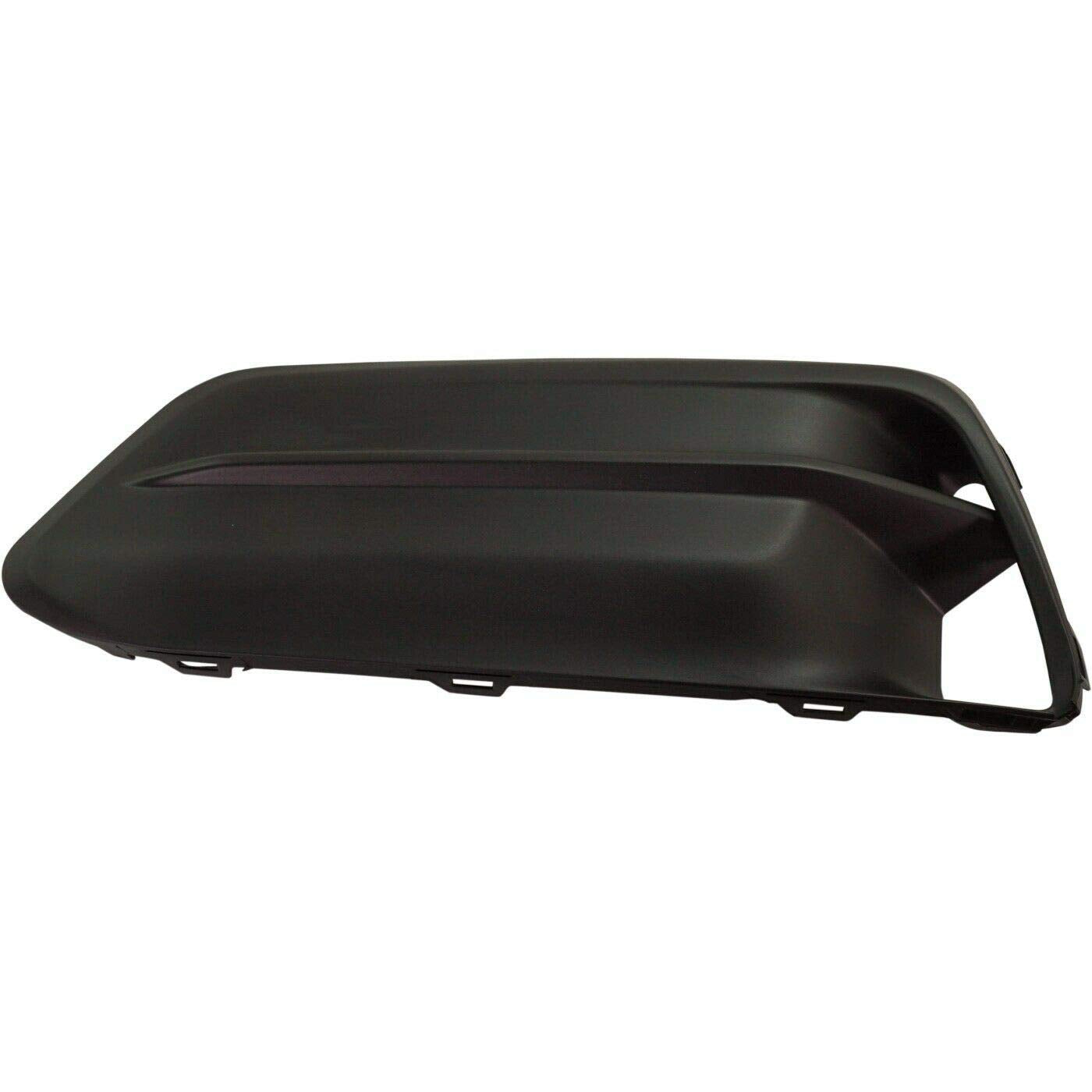DAT AUTO PARTS Front Left Driver Side Fog Light Cover Lamp Hole Molding Grille Bumper Insert Replacement for 2018-2020 Honda Accord Sedan Except Hy...