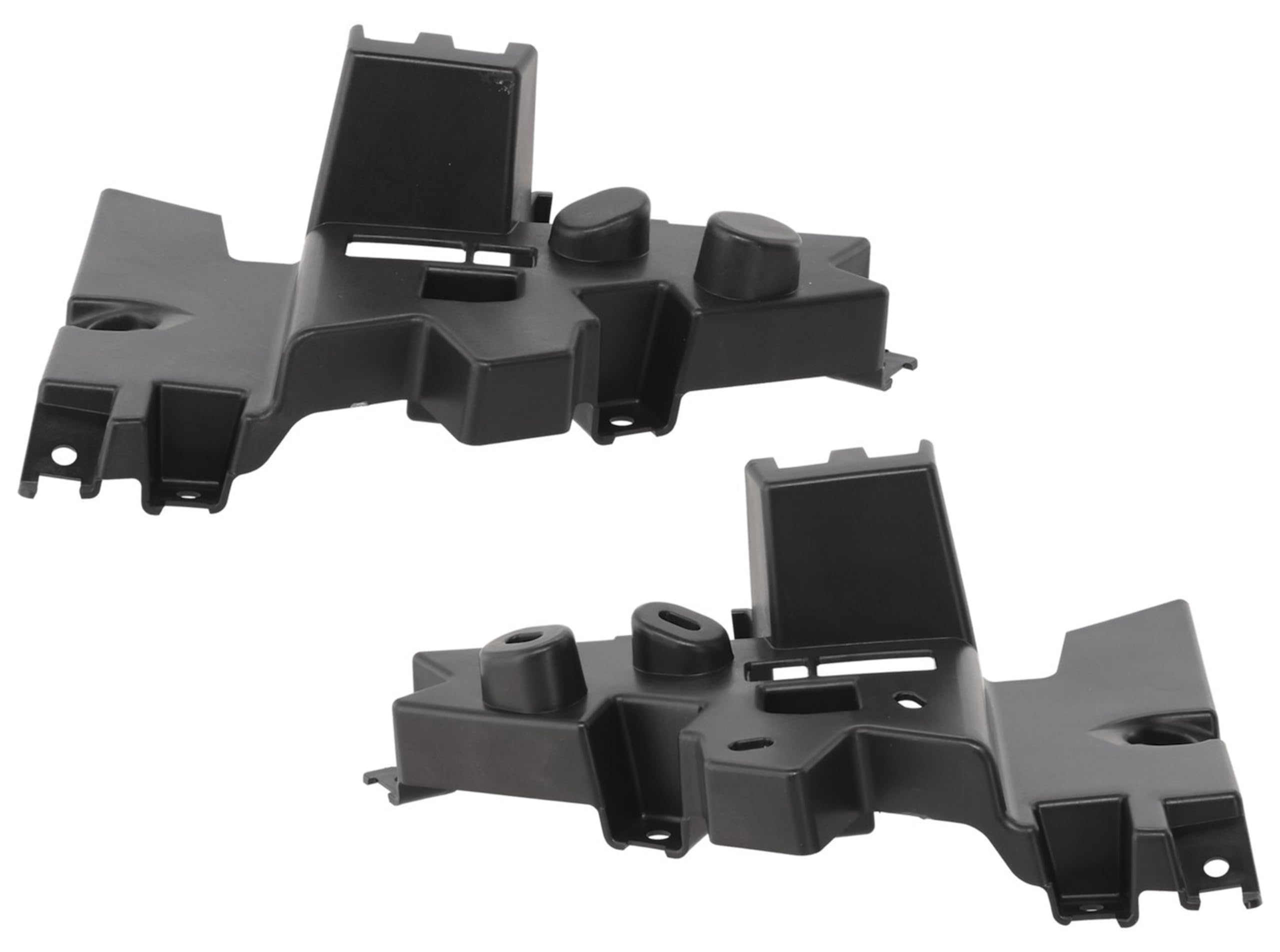 DAT AUTO PARTS Front Driver & Passenger Side, SET OF 2, Lower Bumper Cover Support Bracket, 2023-2026 Chevrolet Colorado, Textured Black PP Plastic...