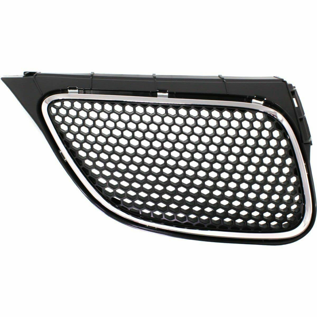 DAT AUTO PARTS Front Upper Passenger Side Bumper Grille Grill Assembly Insert Panel Replacement for 2005 - 2008 Pontiac Vibe Matte-Dark Gray and Ch...