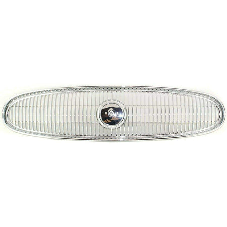 DAT AUTO PARTS Front Bumper Grille Grill Assembly Insert Panel Replacement For 2000 - 2005 Buick LeSabre Emblem Not Included Chrome Smooth GM120042...
